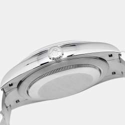 مملوكة مسبقًا Rolex Silver Stainless Steel Datejust 41 126300 Men's Wristwatch 41 mm