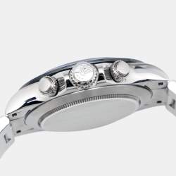 Pre Owned Rolex White Stainless Steel Cerachrom Cosmograph Daytona M116500LN-0001 Men's Wristwatch 40 mm