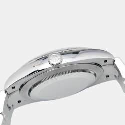 مملوكة مسبقًا Rolex Blue 18K White Gold Stainless Steel Datejust 126334BLRO Men's Wristwatch 41 MM