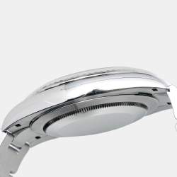 مملوكة مسبقًا Rolex Blue 18K White Gold Stainless Steel Datejust 126334BLRO Men's Wristwatch 41 MM