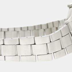 Pre Owned ساعة يد رجالية رولكس أويستر بريسيشن 6427 فينتدج لف يدوي أويستر ستانلس ستيل فضية 35مم