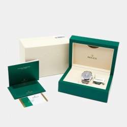 Pre Owned Rolex Black Oystersteel Air-King M116900-0001 Men's Wristwatch 40 mm