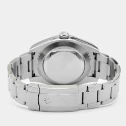 Pre Owned Rolex Black Oystersteel Air-King M116900-0001 Men's Wristwatch 40 mm