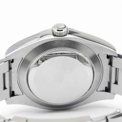 Pre Owned Rolex Black Oystersteel Air-King M116900-0001 Men's Wristwatch 40 mm