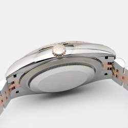 Pre Owned Rolex Sundust 18K Everose Gold Oystersteel Datejust M126331-0010 Men's Wristwatch 41 mm