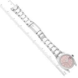 Rolex Pink Diamonds 18K White Gold And Stainless Steel Datejust 126234 Automatic Men's Wristwatch 36 mm