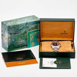 مملوكة مسبقًا ساعة يد رجالية رولكس إكسبلورر II 16570 ستانلس ستيل سوداء 40 مم