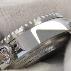 Pre Owned Rolex Black Stainless Steel Sea-Dweller Deepsea 126660 Men's Wristwatch 44 mm