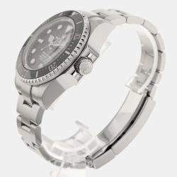 Pre Owned Rolex Black Stainless Steel Sea-Dweller Deepsea 126660 Men's Wristwatch 44 mm