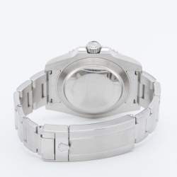 مملوكة مسبقًا Rolex Black Cerachrom Oystersteel Submariner 114060 Men's Wristwatch 40 mm