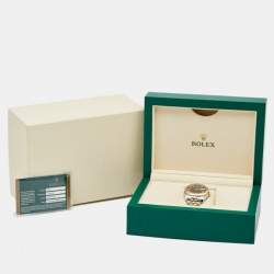 Pre Owned Rolex Black Jubilee 18K Yellow Gold Oystersteel Diamond Datejust 116233 Men's Wristwatch 36 mm