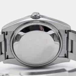 Pre Owned Rolex Champagne Oystersteel Oyster Perpetual M114200-0022 Unisex Wristwatch 34 mm