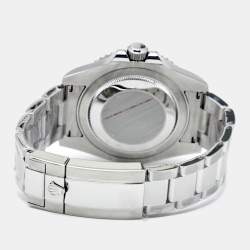 مملوكة مسبقًا Rolex Black Stainless Steel GMT-Master II 116710 Men's Wristwatch 40 mm 