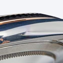 Pre Owned Rolex Sundust 18K Everose Gold Oystersteel Datejust M126331-0010 Men's Wristwatch 41 mm