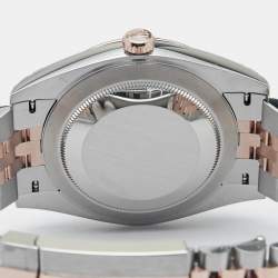 Pre Owned Rolex Sundust 18K Everose Gold Oystersteel Datejust M126331-0010 Men's Wristwatch 41 mm