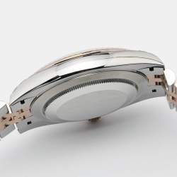 Pre Owned Rolex Sundust 18K Everose Gold Oystersteel Datejust M126331-0010 Men's Wristwatch 41 mm