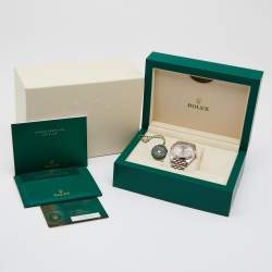 Pre Owned Rolex Sundust 18K Everose Gold Oystersteel Datejust M126331-0010 Men's Wristwatch 41 mm