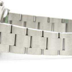 مملوكة مسبقًا Rolex Black Stainless Steel Air-King 14010M Automatic Men's Wristwatch 34 mm