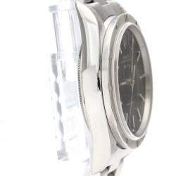 مملوكة مسبقًا Rolex Black Stainless Steel Air-King 14010M Automatic Men's Wristwatch 34 mm