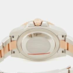 Pre Owned Rolex Black Cerachrom 18K Everose Gold Oystersteel GMT-Master II 126711CHNR-0002 40 mm
