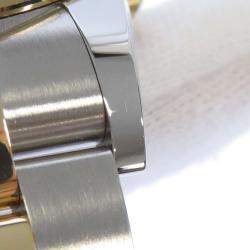 مملوكة مسبقًا Rolex Champagne 18k Yellow Gold And Stainless Steel Sky-Dweller 326933 Automatic Men's Wristwatch 42 mm