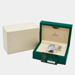 Pre Owned Rolex Blue Oystersteel Datejust M126300-0017 Men's Wristwatch 41 mm