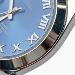Pre Owned Rolex Blue Oystersteel Datejust M126300-0017 Men's Wristwatch 41 mm