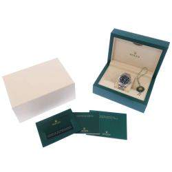 Pre Owned Rolex Black Stainless Steel Oyster Perpetual 124300 Automatic Men's Wristwatch 41 mm