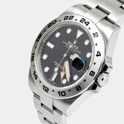 Rolex Black Stainless Steel Explorer II 216570-0002 Men's Wristwatch 42 mm