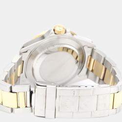 مملوكة مسبقًا Rolex Blue 18k Yellow Gold And Stainless Steel Submariner 16613LB Automatic Men's Wristwatch 40 mm