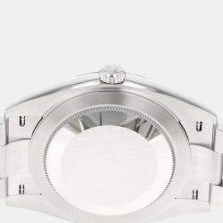 Pre Owned Rolex Blue Stainless Steel Datejust 126300 Automatic Men's Wristwatch 41 mm