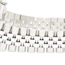 مملوكة مسبقًا Rolex Silver 18k White Gold And Stainless Steel Datejust 16220 Automatic Men's Wristwatch 36 mm