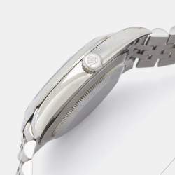 Pre Owned Rolex Grey Stainless Steel Datejust 126300 Men's Wristwatch 41 mm