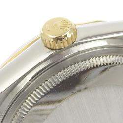 Pre Owned Rolex Grey Yellow Gold Stainless Steel and Diamond Datejust 16013G Automatic Men's Wristwatch 36mm