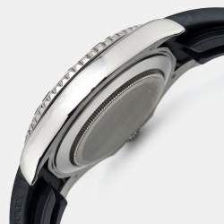 Pre Owned Rolex Black Ceramic 18K White Gold Rubber Yacht-Master 226659 Automatic Men's Wristwatch 42 mm