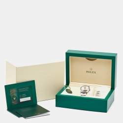 Pre Owned Rolex Silver Oystersteel Oyster Perpetual 124200-0001 Women's Wristwatch 34 mm