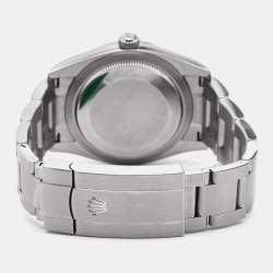 Pre Owned Rolex Silver Oystersteel Oyster Perpetual 124200-0001 Women's Wristwatch 34 mm