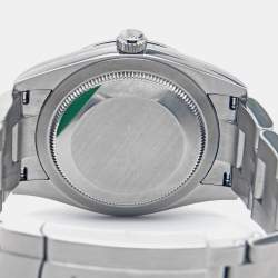 Pre Owned Rolex Silver Oystersteel Oyster Perpetual 124200-0001 Women's Wristwatch 34 mm