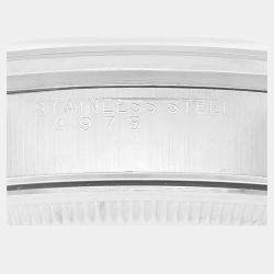 Pre Owned Rolex Air King Silver Dial Smooth Bezel Steel Men's Watch 14000 34 mm