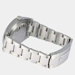 Pre Owned Rolex Blue Diamond 18k White Gold And Stainless Steel Datejust 126334 Automatic Men's Wristwatch 41 mm