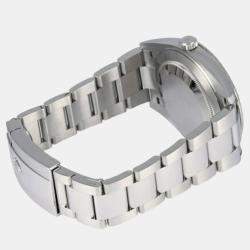 Pre Owned Rolex Blue Diamond 18k White Gold And Stainless Steel Datejust 126334 Automatic Men's Wristwatch 41 mm