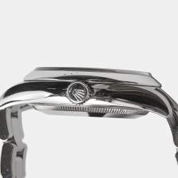 Pre Owned Rolex Black Oystersteel Oyster Perpetual 116000-0013 Men's Wristwatch 36 mm