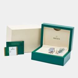 Pre Owned Rolex Black Oystersteel Oyster Perpetual 116000-0013 Men's Wristwatch 36 mm