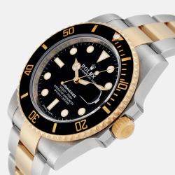 Rolex Submariner Steel Yellow Gold Black Dial Men's Watch 116613 40 mm