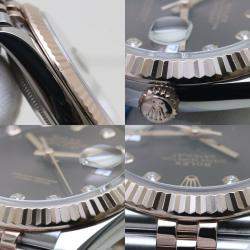 Rolex Brown 18k Rose Gold Stainless Steel Diamond Datejust 126331 Automatic Men's Wristwatch 41 mm