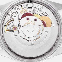 Rolex Date Silver Dial Smooth Bezel Steel Men's Watch 34 mm