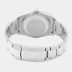 Rolex Datejust White Roman Dial Steel Mens Watch 116200 36 mm