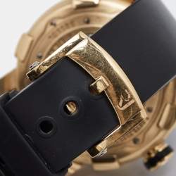 Pre Owned Romain Jerome Black 18k Rose Gold Stainless Steel Titanium Rubber Titanic DNA T.0XY3.2222.00 Men's Wristwatch 46 mm