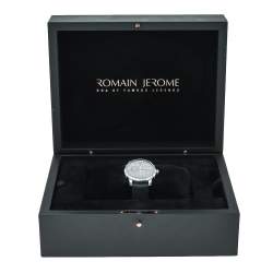 Romain Jerome 1696 Heavy Metal Meteorite Stainless Steel Rubber Moon DNA 1969 RJ.M.AU.00.03 Men's Wristwatch 43 mm