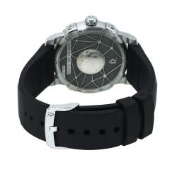 Romain Jerome 1696 Heavy Metal Meteorite Stainless Steel Rubber Moon DNA 1969 RJ.M.AU.00.03 Men's Wristwatch 43 mm